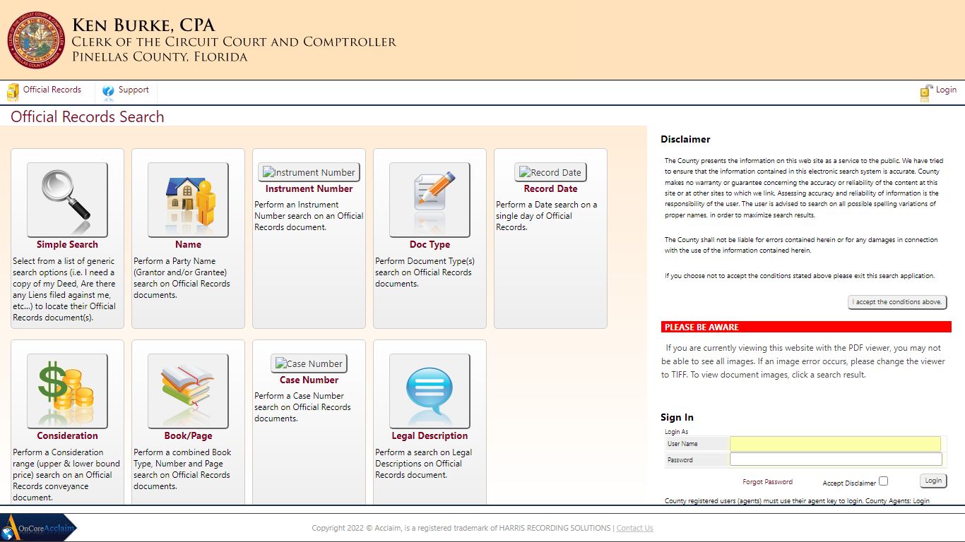 Pinellas County Public Records